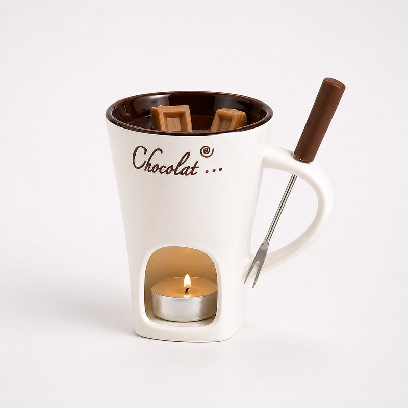 Keramik-Fonduebecher-Set