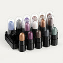 Set de 12 sombras de ojos en barra con purpurina